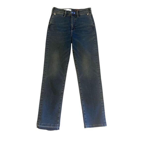 Anthropologie Pilcro High Rise Cigarette Jeans Blue Stretch size 27 - Picture 1 of 11